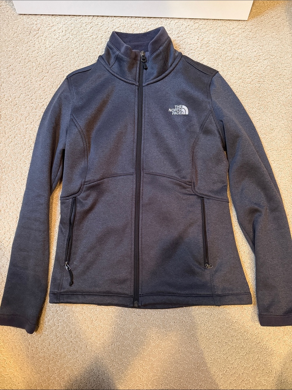 The North Face Women’s Dark Gray Full-Zip Fleece Jacket